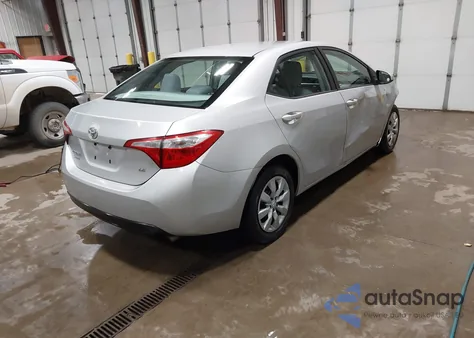 2016 Toyota Corolla Le из США, поврежденный, VIN 2T1BURHE8GC610035